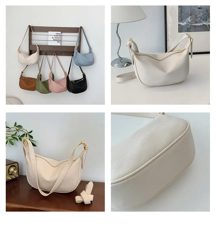 Women's Tan Leather Shoulder Bag 2026 New Style — feature 8