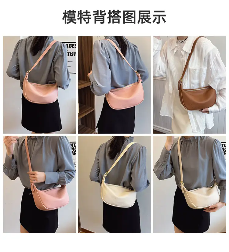 Women's Tan Leather Shoulder Bag 2026 New Style — feature 9