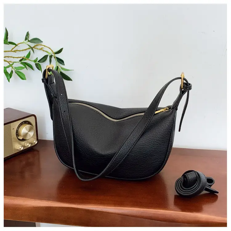 Women's Tan Leather Shoulder Bag 2026 New Style - Image 6