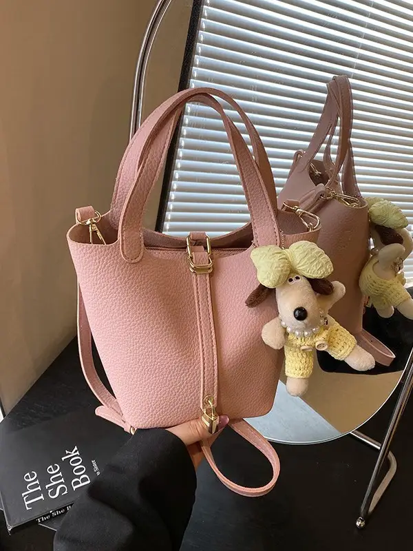Pink Korean Style Shoulder Crossbody Bag for Women - Image 21