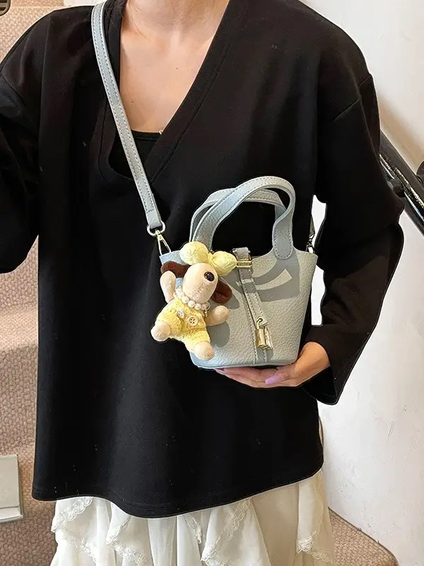 Pink Korean Style Shoulder Crossbody Bag for Women - Image 24