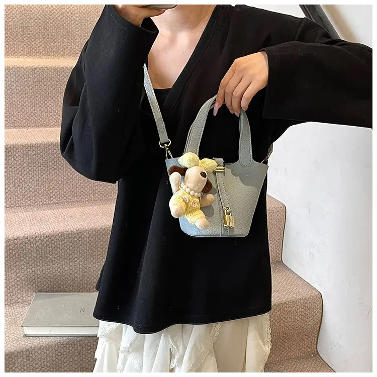 Pink Korean Style Shoulder Crossbody Bag for Women — feature 17