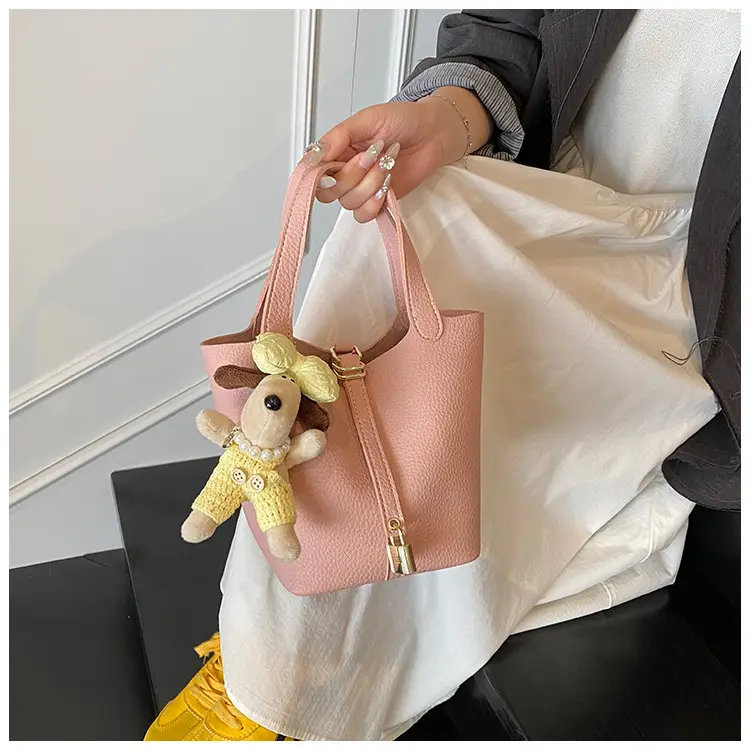 Pink Korean Style Shoulder Crossbody Bag for Women — feature 25