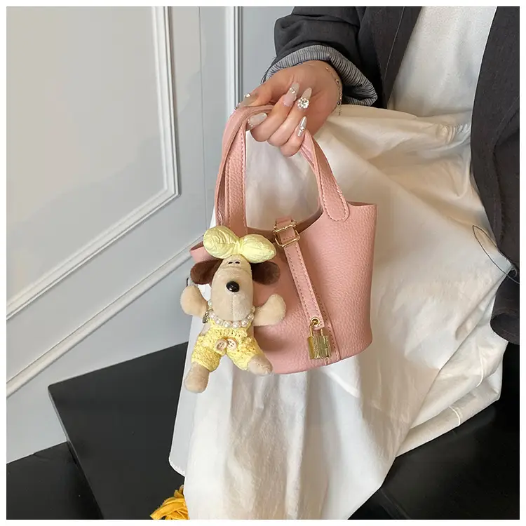 Pink Korean Style Shoulder Crossbody Bag for Women — feature 27