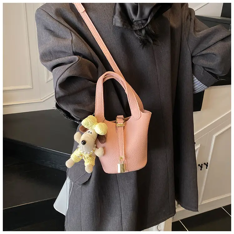 Pink Korean Style Shoulder Crossbody Bag for Women — feature 28