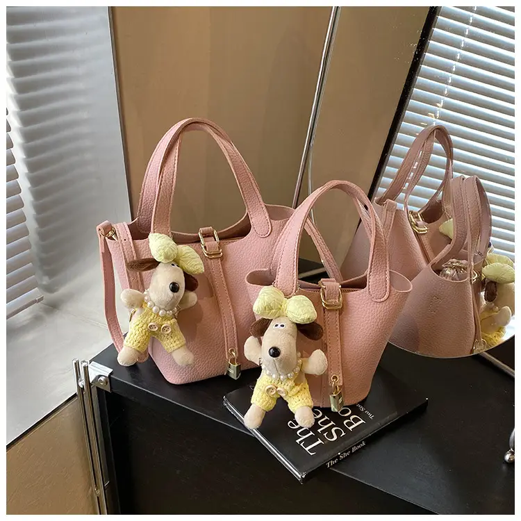 Pink Korean Style Shoulder Crossbody Bag for Women — feature 39
