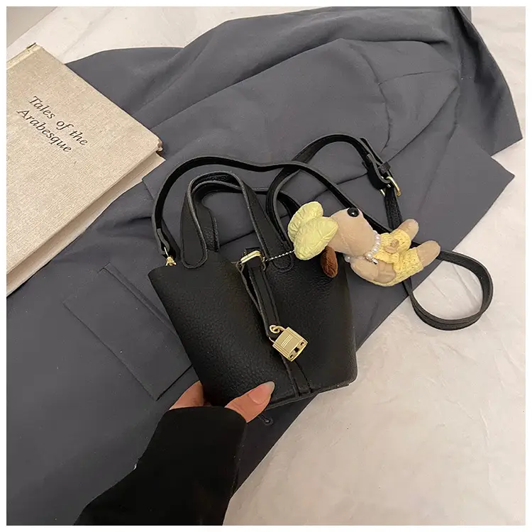 Pink Korean Style Shoulder Crossbody Bag for Women - Image 12