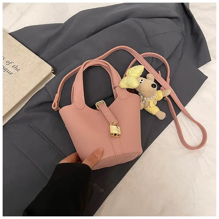 Pink Korean Style Shoulder Crossbody Bag for Women - Image 13