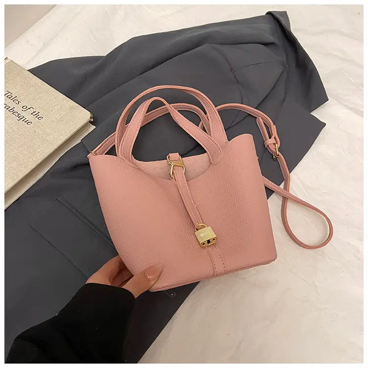 Pink Korean Style Shoulder Crossbody Bag for Women - Image 8