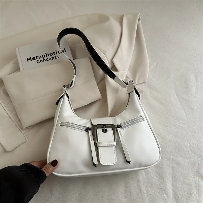 White High-End Retro Crossbody Bag for Women 2025 - Image 2