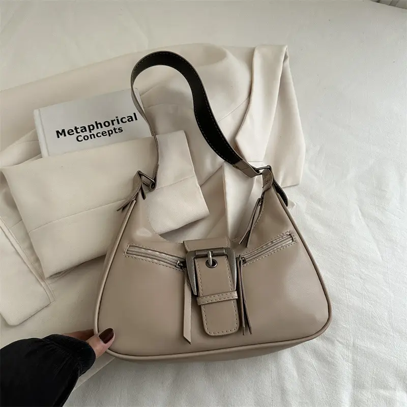White High-End Retro Crossbody Bag for Women 2025 - Image 3