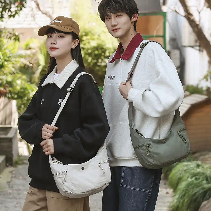 Women Waterproof Crossbody Bag Large Capacity Couple Shoulder Bag - Image 7