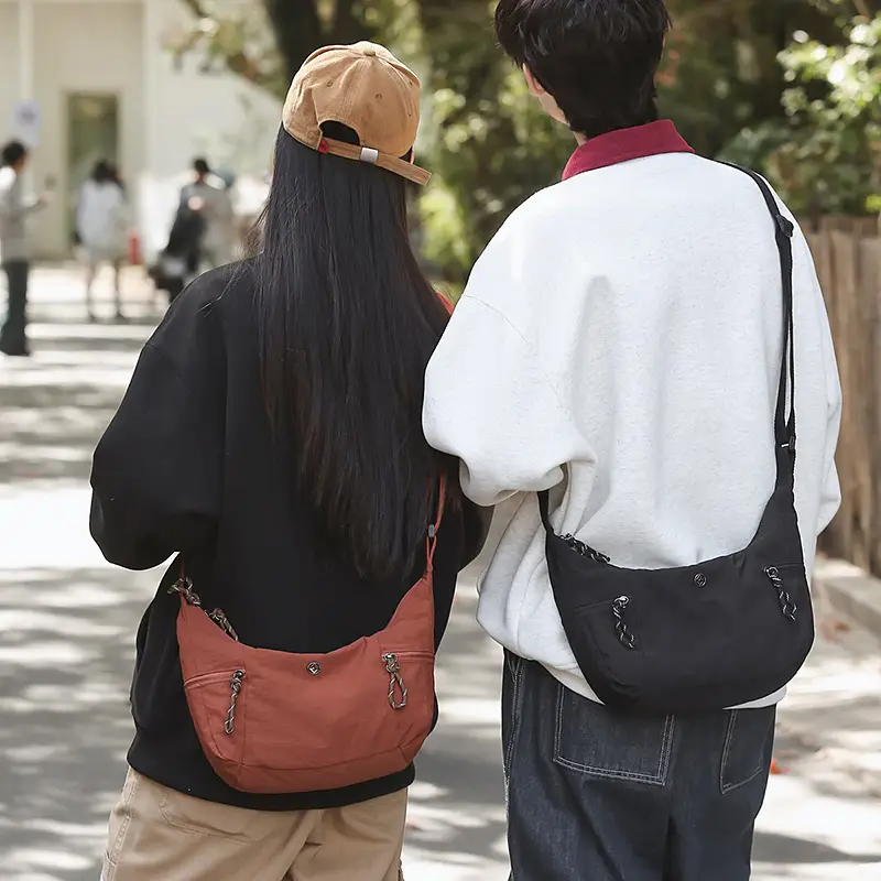 Women Waterproof Crossbody Bag Large Capacity Couple Shoulder Bag - Image 8