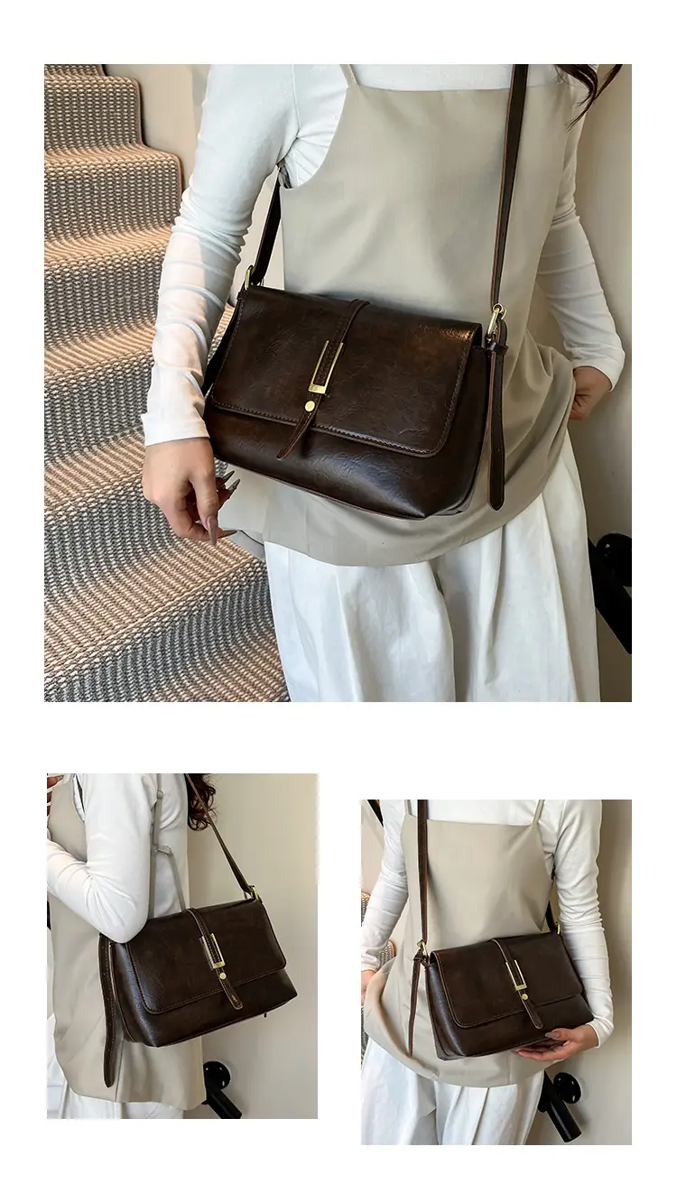 Brown Leather Shoulder Bag for Women 2025 — feature 16