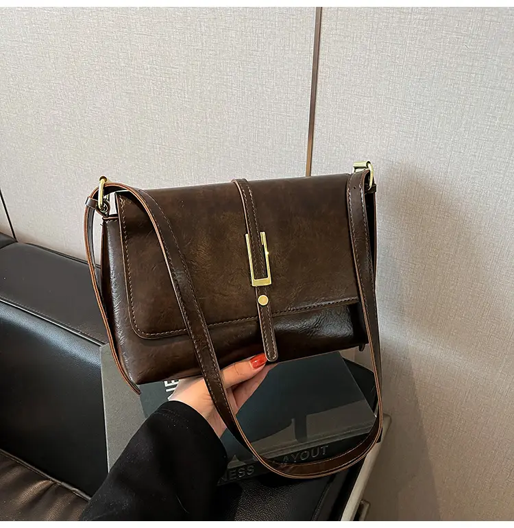 Brown Leather Shoulder Bag for Women 2025 — feature 20