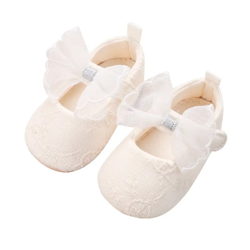 White Lace Baby Shoes Spring Autumn Toddler Non-Slip