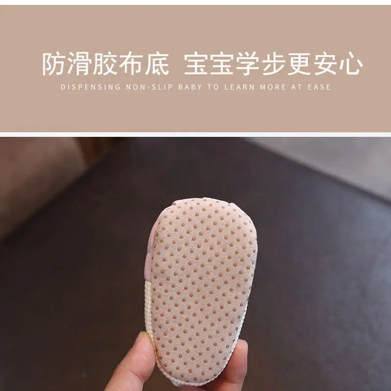 Baby Shoes for Girls Small Month Old Cotton Waterproof