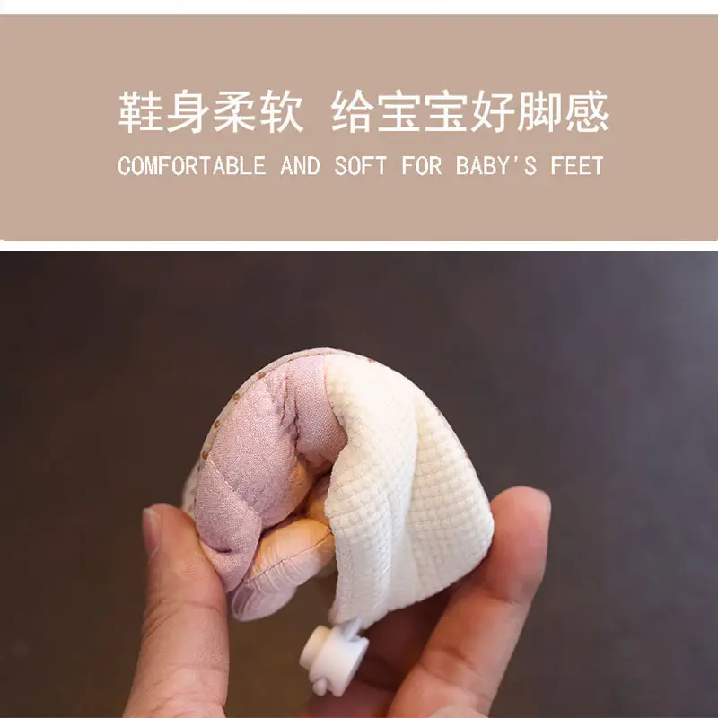 Baby Shoes for Girls Small Month Old Cotton Waterproof