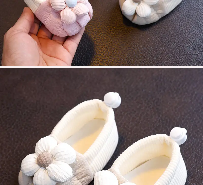 Baby Shoes for Girls Small Month Old Cotton Waterproof — feature 12