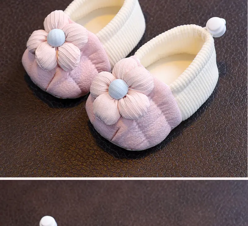 Baby Shoes for Girls Small Month Old Cotton Waterproof — feature 16