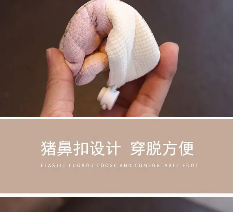 Baby Shoes for Girls Small Month Old Cotton Waterproof — feature 5