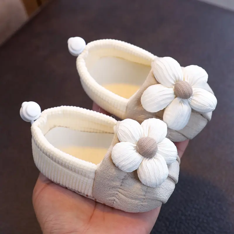 Baby Shoes for Girls Small Month Old Cotton Waterproof