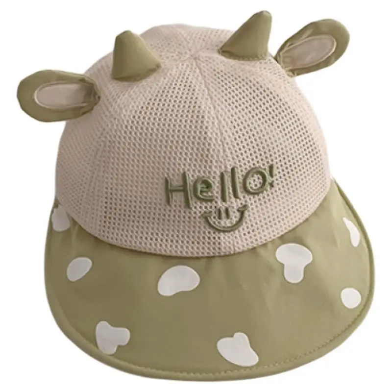 Baby Hat with Duck Tails and Heart Pattern - Image 9