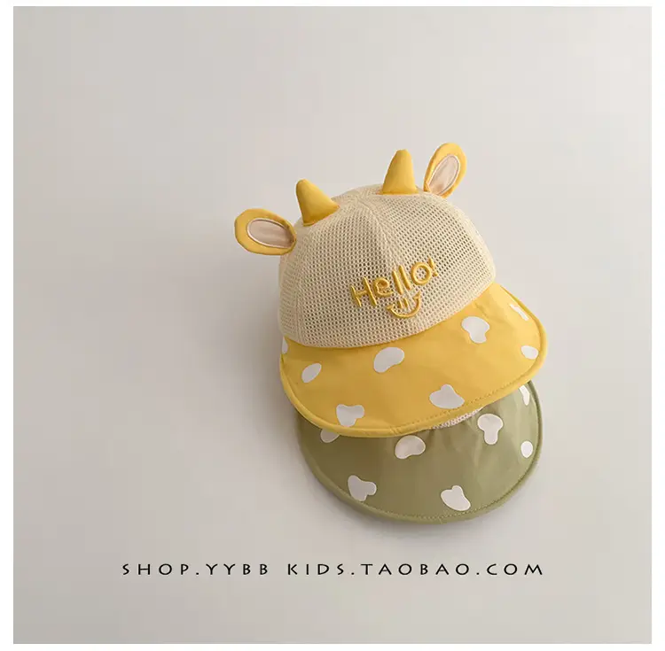 Baby Hat with Duck Tails and Heart Pattern — feature 12