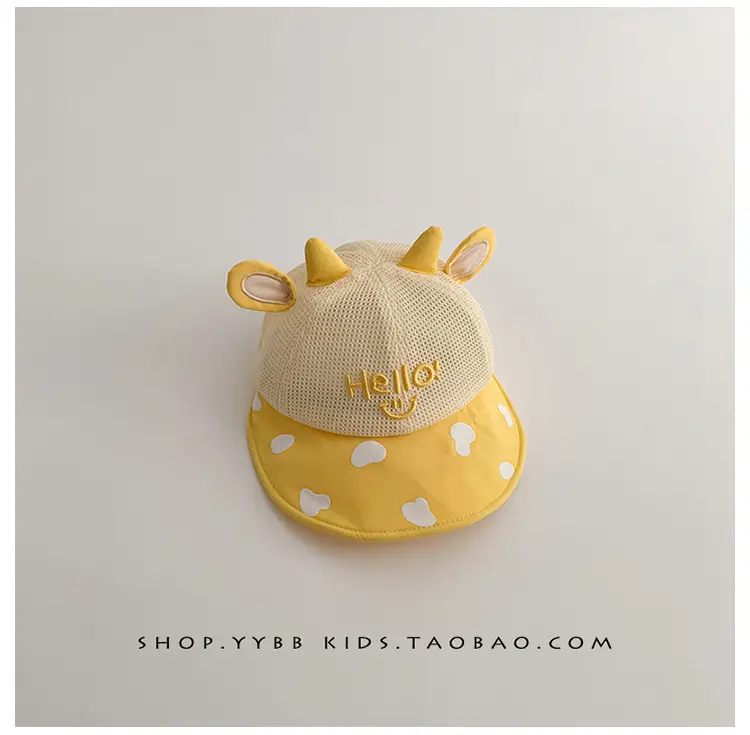 Baby Hat with Duck Tails and Heart Pattern — feature 14