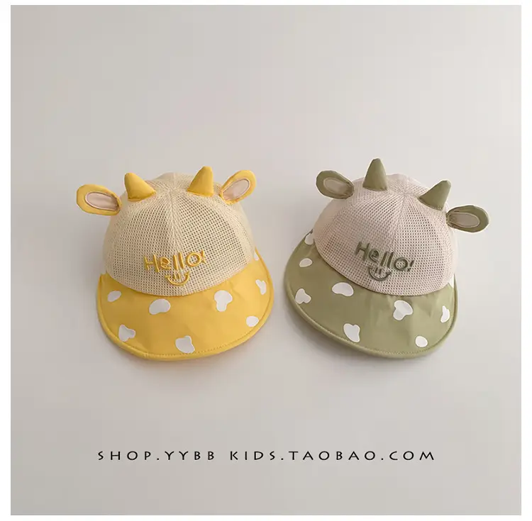 Baby Hat with Duck Tails and Heart Pattern — feature 7