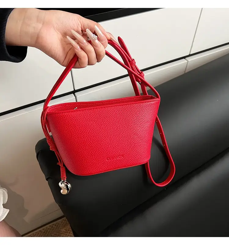 Red Korean Fashion Shoulder Bag for Women — feature 11