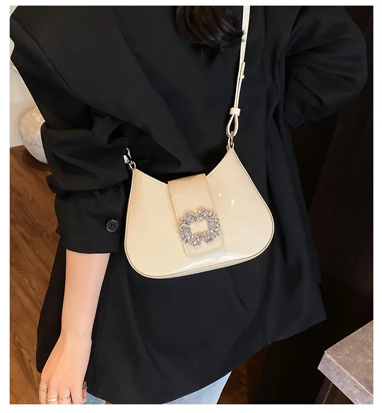 Pink Pearl Beaded Underarm Bag for Women — feature 2