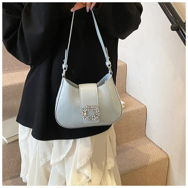 Pink Pearl Beaded Underarm Bag for Women — feature 24