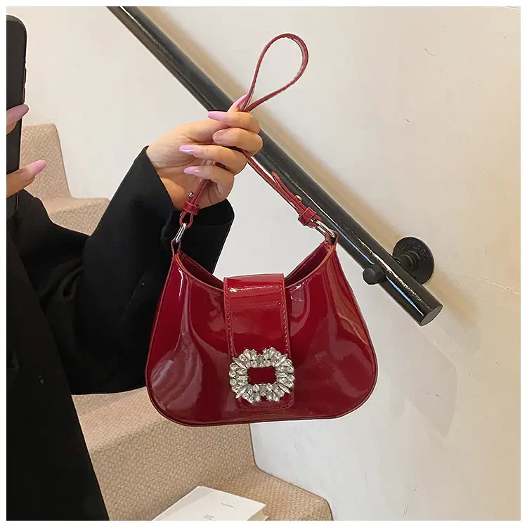 Pink Pearl Beaded Underarm Bag for Women — feature 28