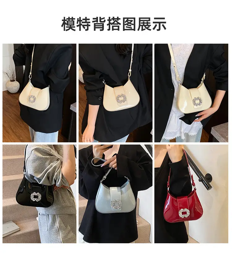 Pink Pearl Beaded Underarm Bag for Women — feature 3