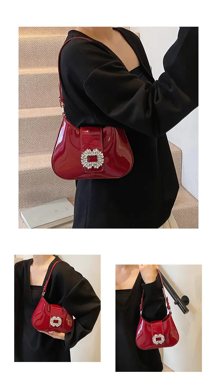 Pink Pearl Beaded Underarm Bag for Women — feature 4