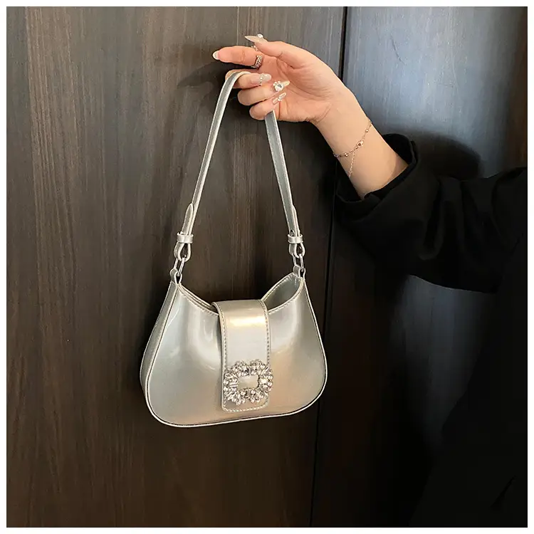 Pink Pearl Beaded Underarm Bag for Women — feature 44