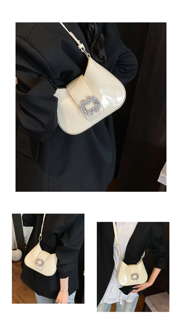 Pink Pearl Beaded Underarm Bag for Women — feature 6