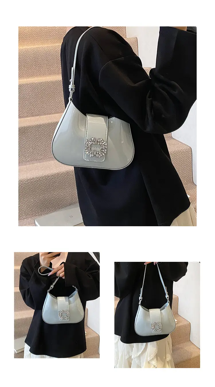 Pink Pearl Beaded Underarm Bag for Women — feature 8