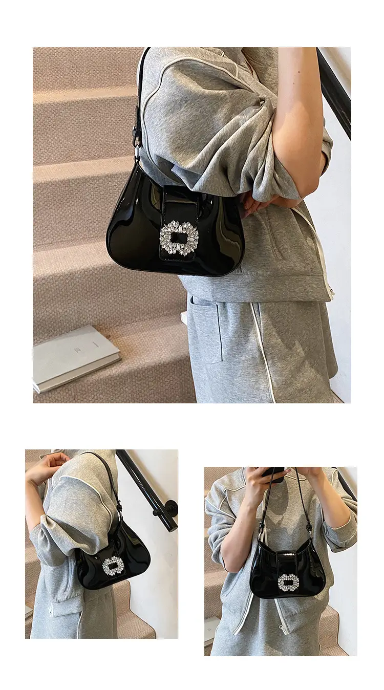 Pink Pearl Beaded Underarm Bag for Women — feature 9