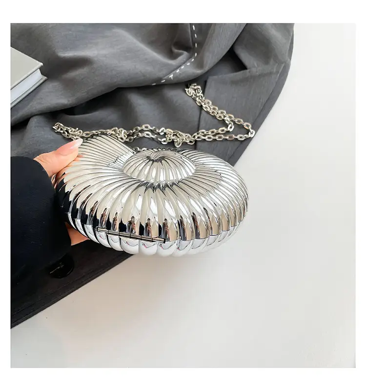 Golden Acrylic Crossbody Clutch Bag for Women — feature 8