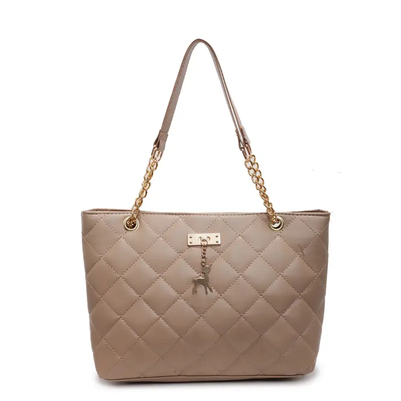 Korean Style Rhombus Tote Bag Women 2025 Spring Large Capacity - Image 3