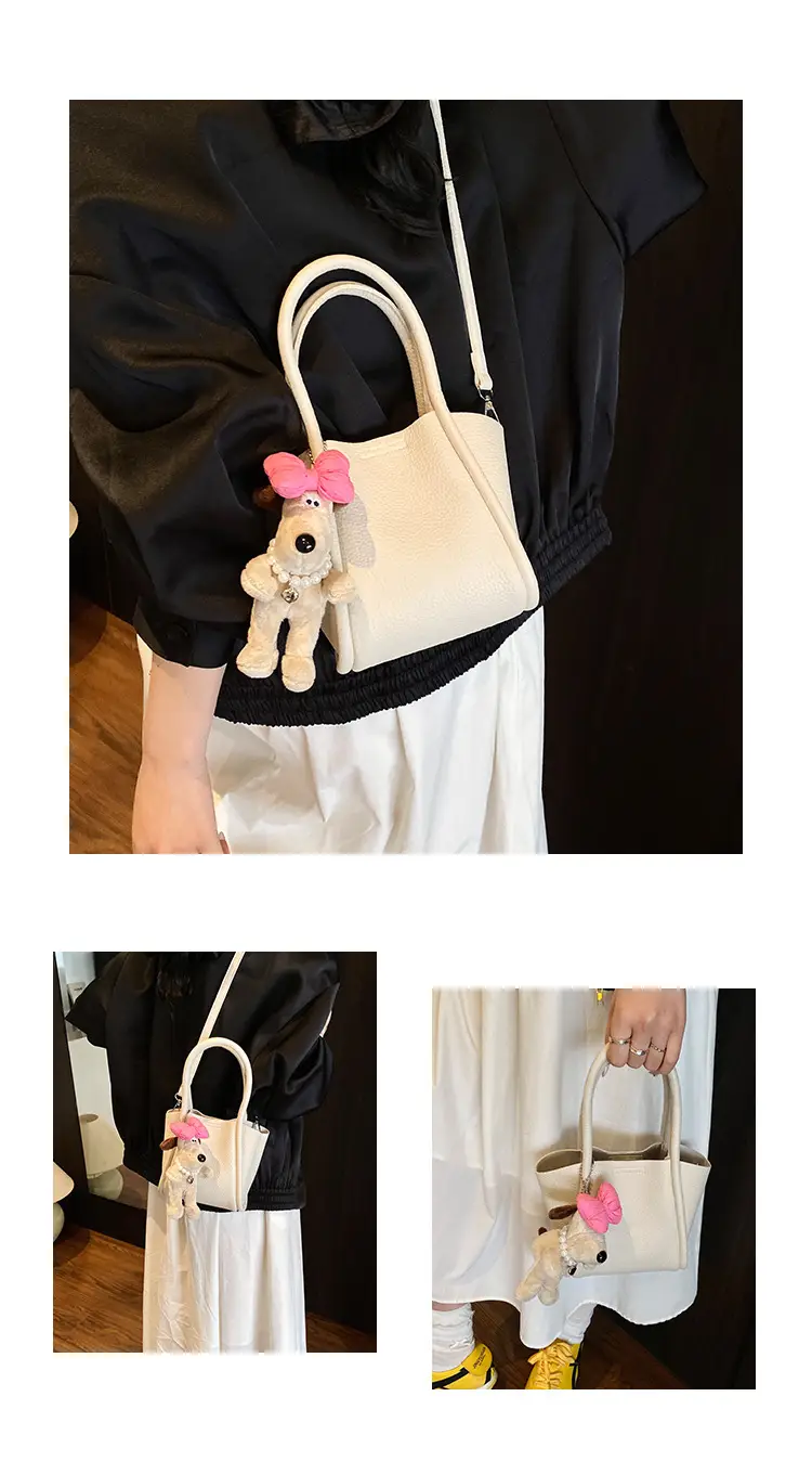 Women's Cross-Border Handheld Bucket Bag with Cute Doll Decor — feature 15