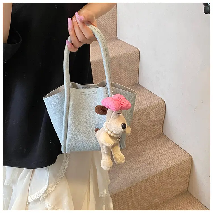 Women's Cross-Border Handheld Bucket Bag with Cute Doll Decor — feature 31