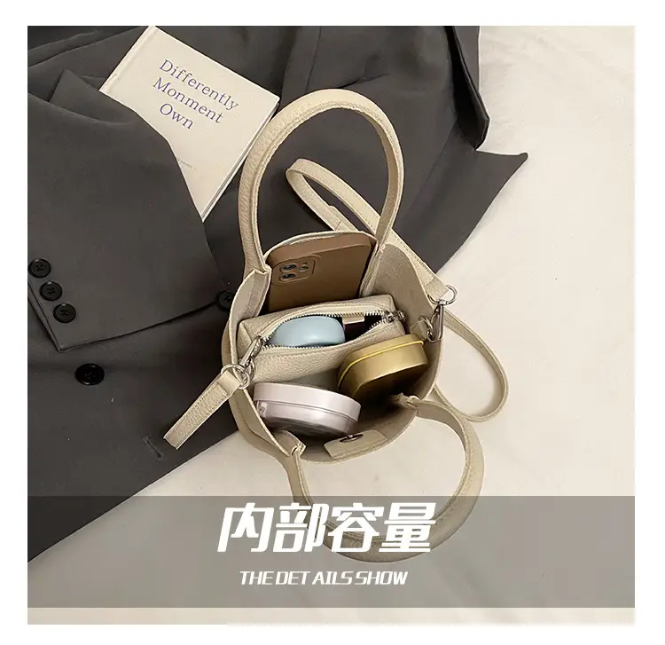 Women's Cross-Border Handheld Bucket Bag with Cute Doll Decor — feature 4