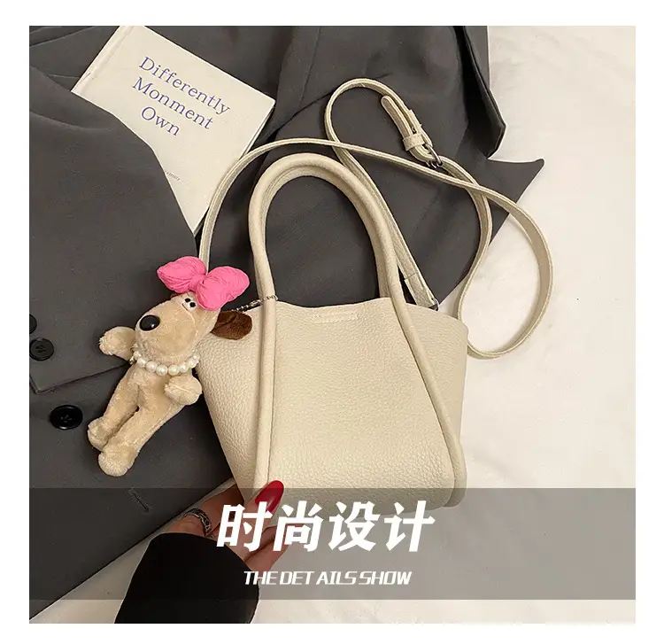Women's Cross-Border Handheld Bucket Bag with Cute Doll Decor — feature 6