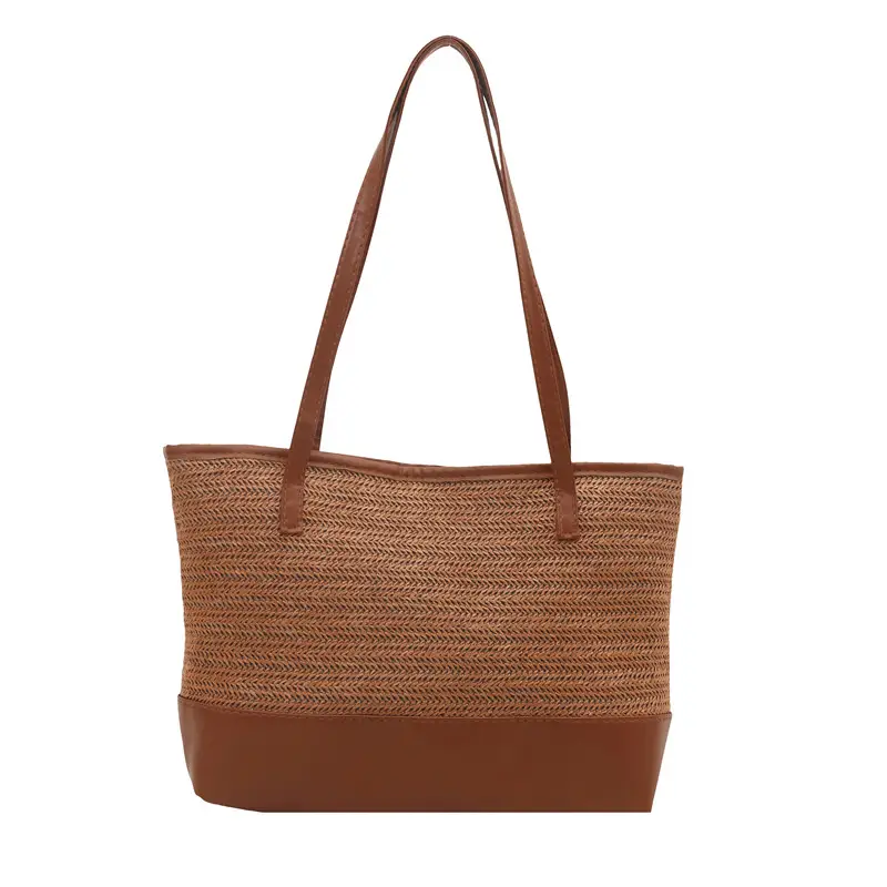 Casual Straw Woven Large Bag for Women - Image 11