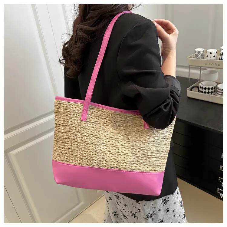 Casual Straw Woven Large Bag for Women — feature 13
