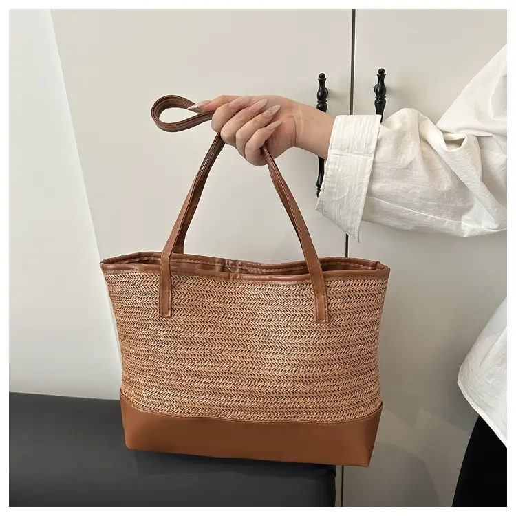Casual Straw Woven Large Bag for Women — feature 18