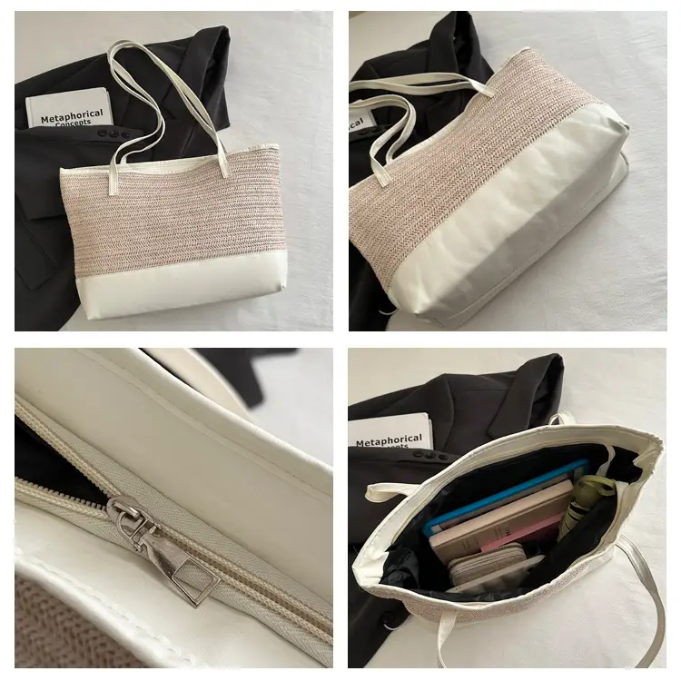 Casual Straw Woven Large Bag for Women — feature 8